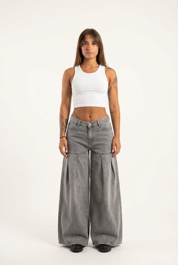 Women's Ribbed Cotton Crop Top, Slim Fit Racerback Tank Essential
